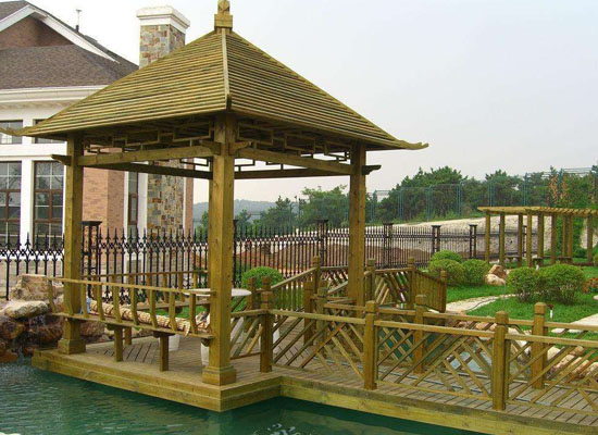 實木防腐木護(hù)欄 實木防腐木護(hù)欄